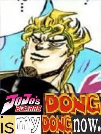 JoJo Bizzare Dong is my Dong now!