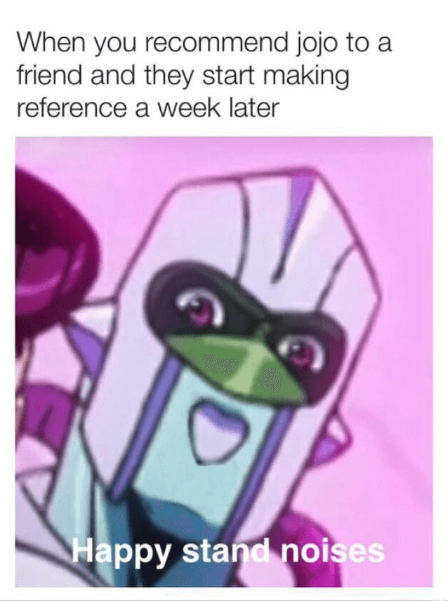 When you recommend JoJo to a friend