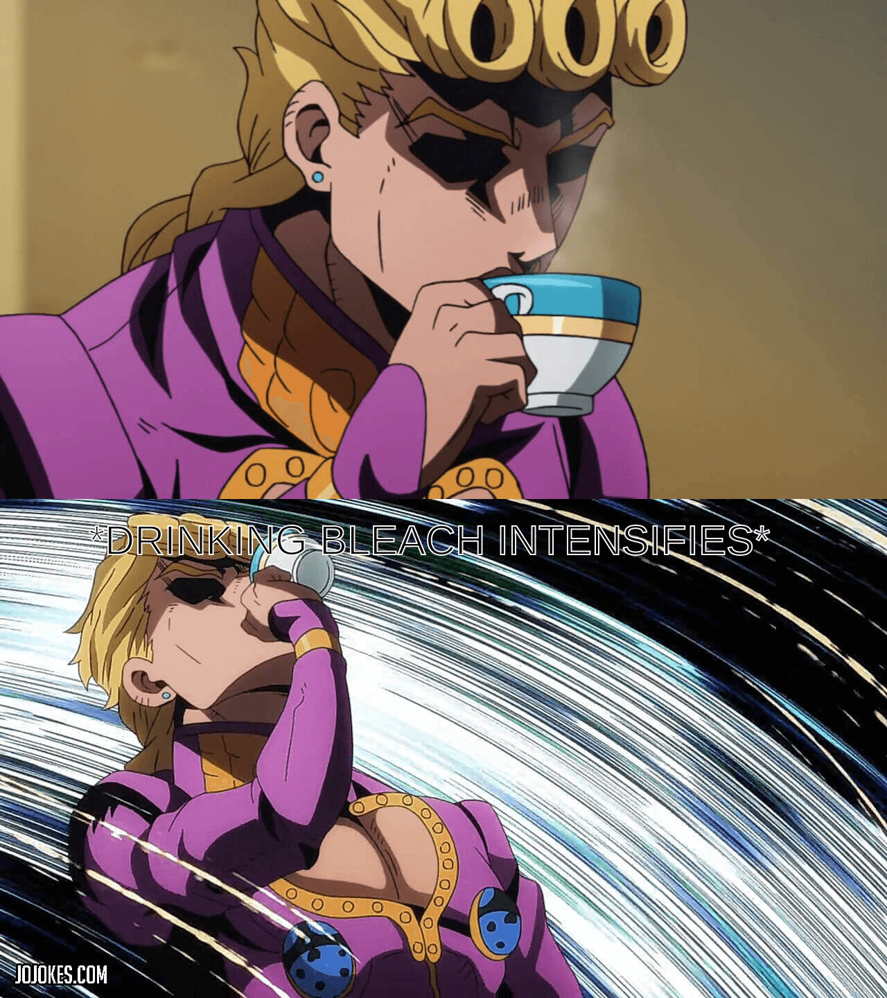 *Drinking bleach intensifies*