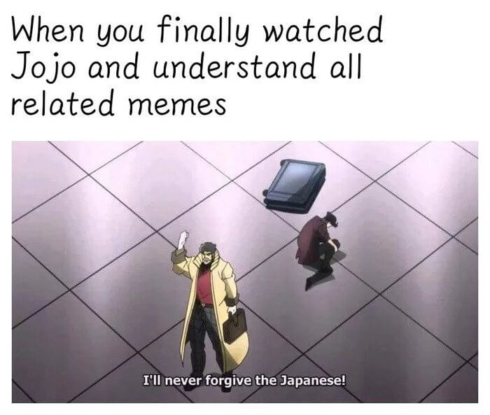 Help me, im seeing JoJokes everywhere i go